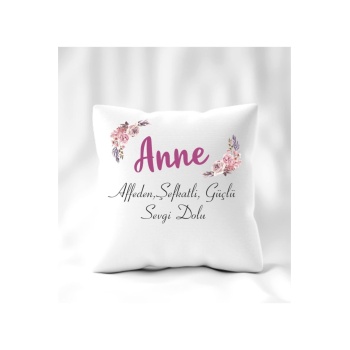 Biyomak® Anneler Günü Çiçekli Yastık