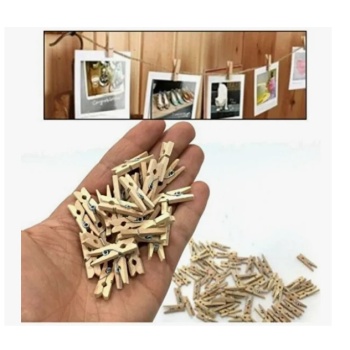 ® Mandal Mini Ahşap Mandal (100 Adet)