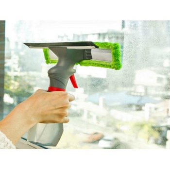 ® Spreyli Su Hazneli Mikro fiber Cam Silme Mopu