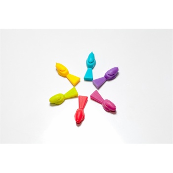 Biyomak® Rengarenk Silikon Kuşlu Bardak Ayırıcı İşaretleyici 6 lı Set