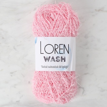 ® Loren Wash Bebe Pembe El Örgü İpi - R094 - 34022