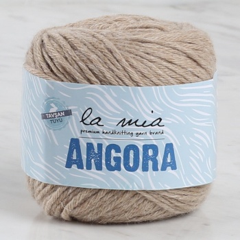 ® La Mia Angora 50gr Açık Kahve El Örgü İpi - L098 - 33806