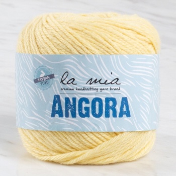 ® La Mia Angora 50gr Sarı El Örgü İpi - L124 - 33796