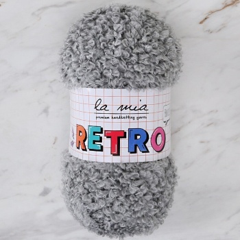 ® La Mia RETRO Gri El Örgü İpi - LM6805