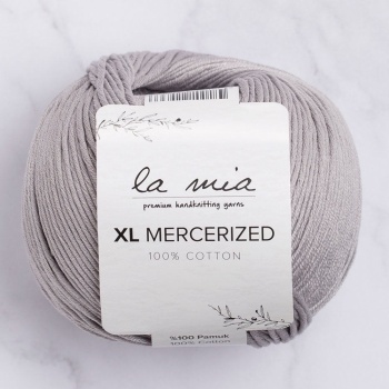 ® La Mia XL Mercerized Gri El Örgü İpi - 232 - 33774