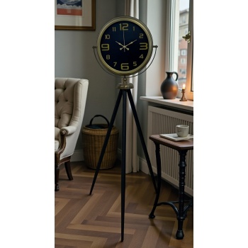 ® Black Noble Eskitme Tripod Ayaklı Saat