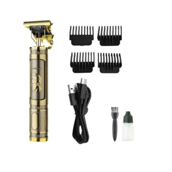 ® PS-033 Çelik Kasa Profesyonel T-bıçak Saç Sakal Ense Ve Çizim Tıraş Makinesi