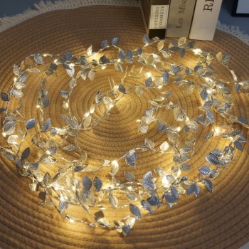 ® 3 Metre Yaldızlı Gümüş LED Işık Dekoratif Ortam ve Yılbaşı Aydınlatması