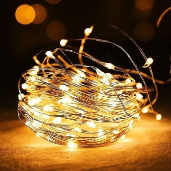 ® Sarı Peri LED Flaşlı Işık 3 Metre Dekoratif Oda ve Organizasyon Aydınlatması