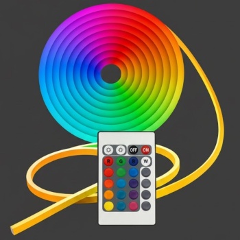 ® 3 Metre Neon LED Işık Esnek Dekoratif Ortam ve Oda Aydınlatması