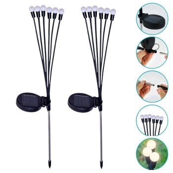 ® Güneş Enerjili Plastik Bahçe Lambası – LED Dış Mekan Top Aydınlatma Otomatik Açılıp Kapanan Solar Işık