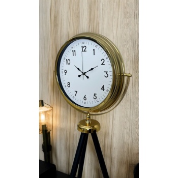 ® Luxury Gold Tripod Ayaklı Saat