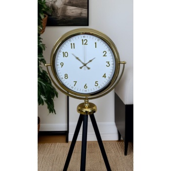 ® Zentime Heritage Gold Zarif Tripod Ayaklı Saat