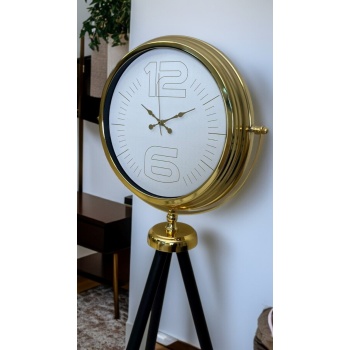 ® Gold Noble Radiance Tripod Ayaklı Saat