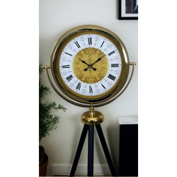 ® Zentime Gold Asalet Tripod Ayaklı Saat