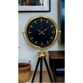 ® Zentime Elite Gold Tripod Ayaklı Saat