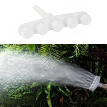 ® 5 Kafalı Peyzaj Bahçe Tarla Çim Sulama Başlığı Yüksek Basınçlı Su Püskürtücü Hortum Aparatı