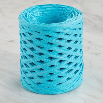 ® Yeni Ürün Natural Raffia 90 gr Turkuaz Kağıt İp20