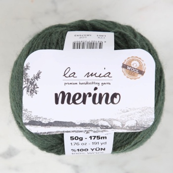 ® Yeni Ürün Merino Koyu Yeşil El Örgü İpiL801