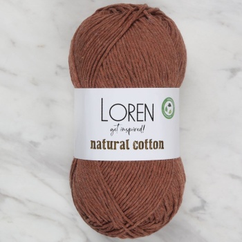 ® Yeni Ürün Natural Cotton Tarçın El Örgü İpiR072