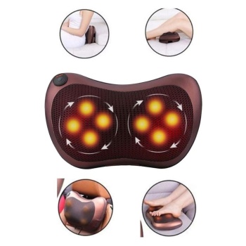 ® Yeni Ürün Boyun Yoğurmalı Çok Fonksiyonlu Masaj Yastığı-8 Toplu Sırt, Bel, Bacak Masaj Aleti