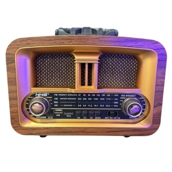 ® Yeni Ürün Taşınabilir Klasik AM/FM/SW  Retro Ev Radyo USB ile Şarj Olabilen Retro Radyo