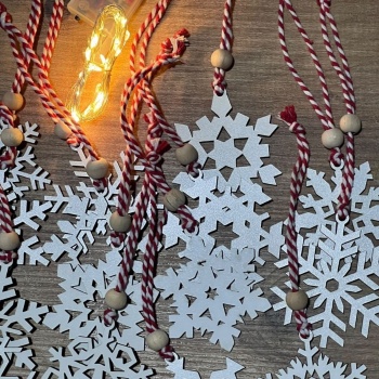 ® Yeni Ürün Ahşap Yılbaşı Ağaç Süsü-BY15