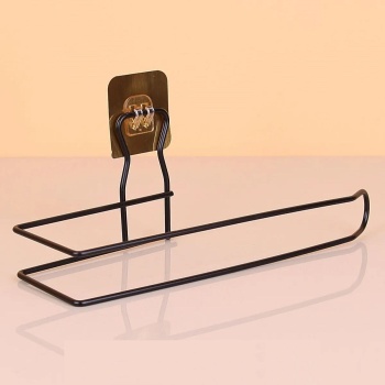 ® Yeni Ürün Kendiliğinden Yapışkanlı Krom Paslanmaz Metal Havlu Kağıtlık Aparatı