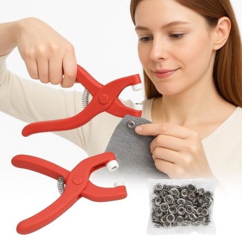 ® Yeni Ürün Plastik Çıt Çıt Pensi–Kıyafet, Bebek Önlüğü, Gömlek ve Tekstil Ürünleri İçin Çıtçıt Takma Aleti