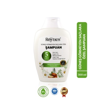 ® Yeni Ürün Argan Yağlı Besleyici Sülfatsız ŞampuanGüneş Görmeyen Saçlar İçin5 Bitki Özlü 300ml