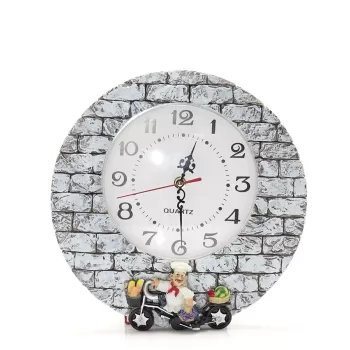 ® Yeni Ürün Aşçı Tasarımlı Polyester Duvar Saati Model 1