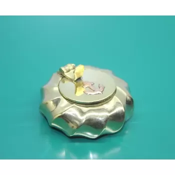 ® Yeni Ürün Pirinç Çapalı Kapaklı Küllük 6 Cm