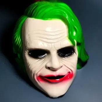 ® Yeni Ürün The Dark Knight Joker Maskesi Yeşil