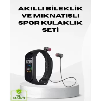 ® Yeni Ürün Spor Bileklik + Kablosuz Bluetooth Kulaklık Fitness Seti