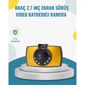 ® Yeni Ürün Araç İçi Hd Dvr Kamera G Sensor Ve Hareket Algılama Özellikli