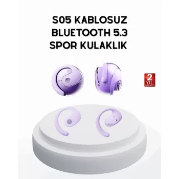 ® Yeni Ürün S05 Bluetooth 5.3 Kulaklık Ipx4 Su Geçirmez Hızlı Eşleşme Güçlü Stereo Ses