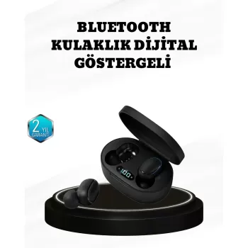 ® Yeni Ürün Kablosuz Bluetooth Kulaklık – Gürültü Önleyici Suya Dayanıklı Mikrofonlu Uzun Pil Ömürlü