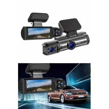 ® Yeni Ürün Araç İçi Full Hd Kamera Ön Ve Arka Kameralı Ekranlı Araç Kamerası