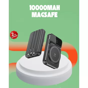 ® Yeni Ürün 10000 Mah Kablosuz Hızlı Şarj Destekli Powerbank – 15w Pd20w Type-c Girişli