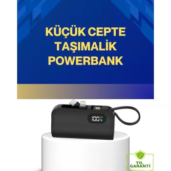 ® Yeni Ürün Led Göstergeli 2000mah Cep Tipi Hızlı Şarj Powerbank