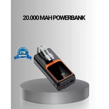 ® Yeni Ürün Powerbank 20000 Mah Yüksek Kapasiteli Ve 22.5w Hızlı Şarj Destekli