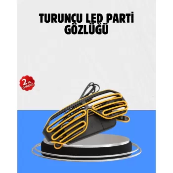 ® Yeni Ürün Kutlamalara Renk Katan Led Işıklı Parti Gözlüğü