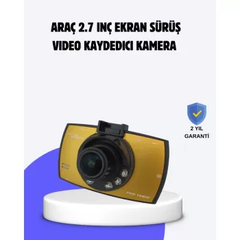 ® Yeni Ürün Full Hd Araç Kamerası G Sensor Gece Görüşlü Dash Cam