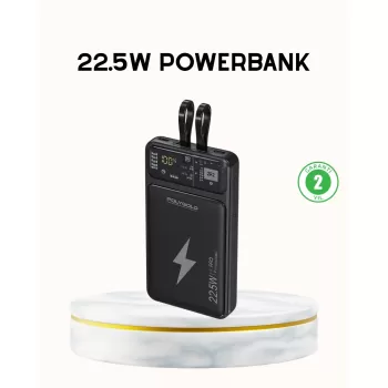 ® Yeni Ürün Powerbank Hızlı Şarj 10000 Mah Dahili Kablo
