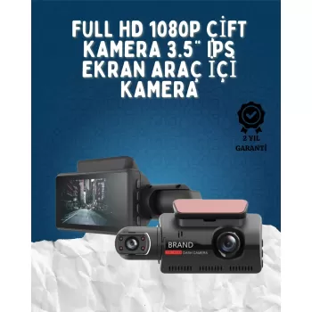 ® Yeni Ürün Çift Görüşlü DashcamGece Görüşlü 1080p Araç İçi Güvenlik Kamerası