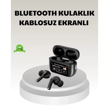 ® Yeni Ürün Bluetooth 5.3 Anc Kablosuz Kulaklık – Dokunmatik Kontrol Dijital Ekran Ve Uzun Pil Ömrü