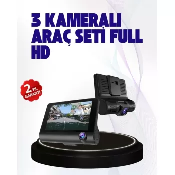 ® Yeni Ürün 170° Geniş Açılı Araç Kamerası4.0” Ips Ekranlı Full Hd Dvr