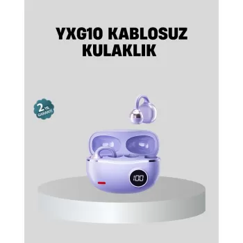® Yeni Ürün Kulak Arkası Klipsli Bluetooth Kulaklık Yxg10 Silikon Malzemeli Ergonomik