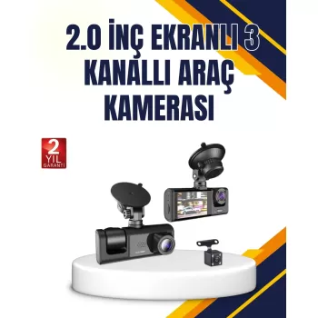 ® Yeni Ürün Araç İçi Kamera Seti | 170° Geniş Açı Hareket Algılama Ve Park Koruma