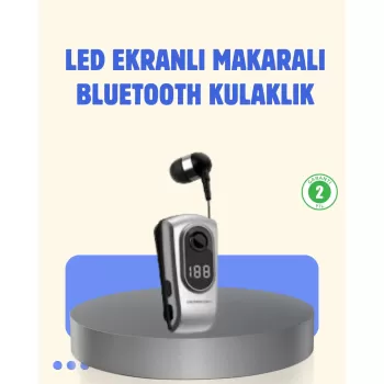 ® Yeni Ürün Titreşimli Bluetooth Kulaklık – Uzun Pil Ömrü Dijital Ekranlı Kablosuz Tasarım